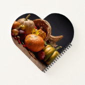 ハート型スパイラルノートブック ノートブック (裏面)