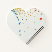 ハート型スパイラルノートブック ノートブック (裏面)