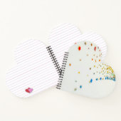 ハート型スパイラルノートブック ノートブック (内部)