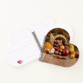 ハート型スパイラルノートブック ノートブック (内部)