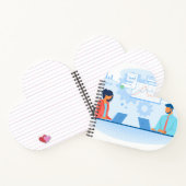 ハート型スパイラルノートブック ノートブック (内部)