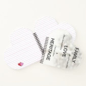 ハート型スパイラルバインドジャーナル ノートブック (内部)