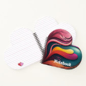 ハート型スパイラル結合 ノートブック (内部)