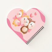 ハート型ノートブック ノートブック (裏面)
