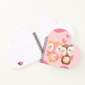 ハート型ノートブック ノートブック (内部)