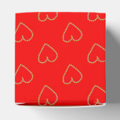 ハート型ハートオン赤 フェイバーボックス (上部)