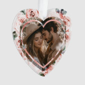 ハート型バレンタインフローラ オーナメント (正面)