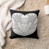 ハート型パターン クッション (ブランケット)