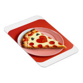 ハート型ピザスライス冷蔵庫用マグネット マグネット (右側)