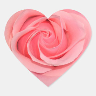ハート型ピンクローズシール ハートシール