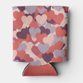 ハート型ピンク レッド ラベンダー クーラーボトル 缶クーラー