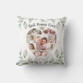 ハート型フォトコラージュ最高のナーエバー クッション