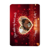 ハート型フォトフレーム マグネット (縦)