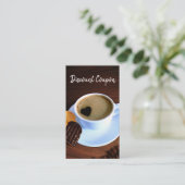 ハート型フォーム付きコーヒーカップ 割引カード (スタンド正面)