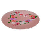 ハート型フローラの花束 カッティングボード (角)