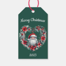 ハート型フローラリース – クリスマスサンタクロース