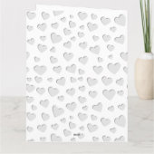 ハート型ペーパーカットアウト カード (裏面)