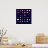 ハート型ポスター ポスター (キッチン)