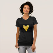 ハート型ポテトチップ Tシャツ (正面フル)