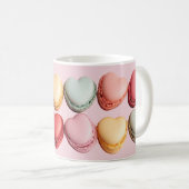 ハート型マカロンハートコーヒーマグ コーヒーマグカップ (正面右)