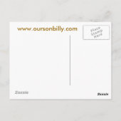 ハート型ムーンポストカード ポストカード (裏面)