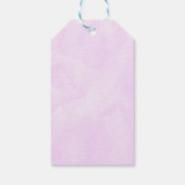 ハート型メガネのかわいいユニコーンありがとう ギフトタグ (裏面)