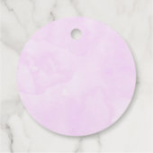 ハート型メガネのかわいいユニコーンありがとう フェイバータグ (裏面)