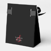 ハート型レッドローズ結婚ズサンキュー フェイバーボックス (裏面サイド)