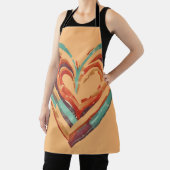 ハート型レトロ エプロン (インサイチュ)