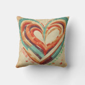 ハート型レトロ クッション (裏面)