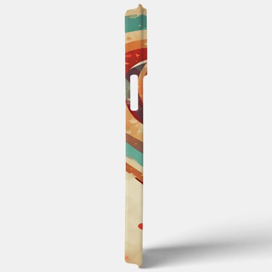 ハート型レトロ Case-Mate iPhoneケース (裏面 / 右)