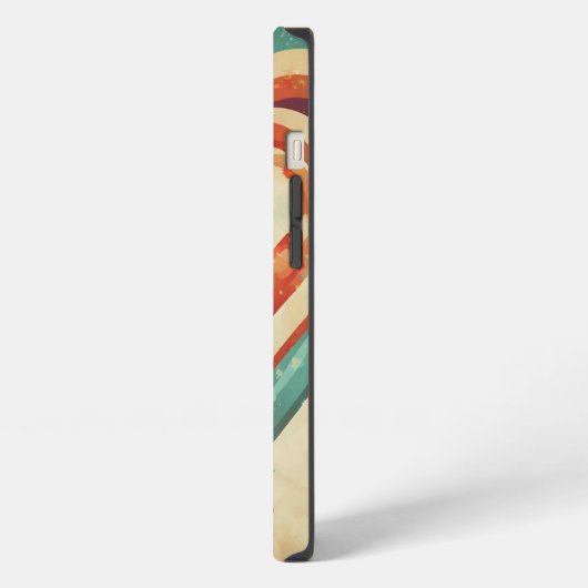 ハート型レトロ iPhoneケース (左側面)