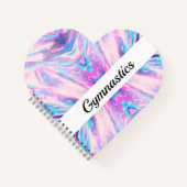 ハート型体操スパイラルノート ノートブック (正面)