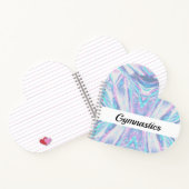 ハート型体操スパイラルノート ノートブック (内部)