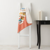 ハート型写真コラージュカスタム写真  シェルパブランケット (インサイチュ)