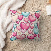 ハート型枕クッション クッション (ブランケット)