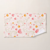 ハート型浴 バスタオルセット (ハンドタオル)