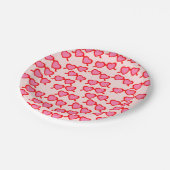 ハート型眼鏡紙プレート ペーパープレート (アングル)