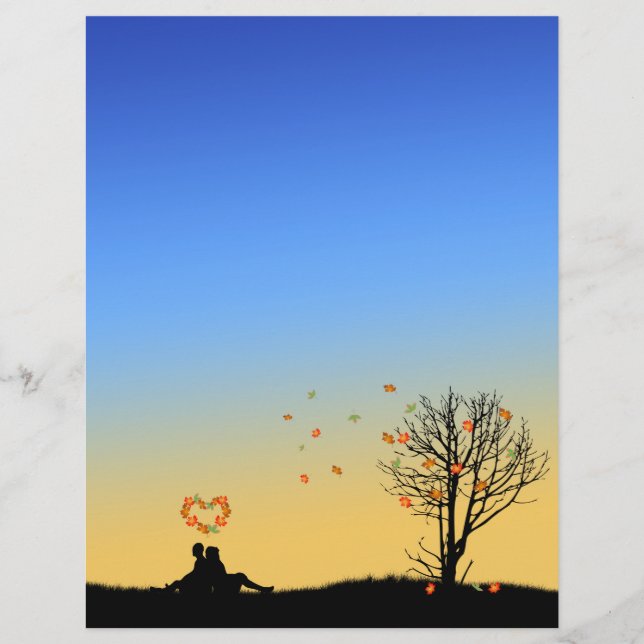 ハート型紅葉カップル (正面)