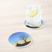 ハート型紅葉カップル コースター (側面)