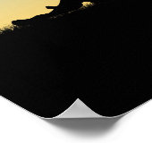 ハート型紅葉カップル ポスター (角)