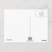 ハート型紅葉カップル ポストカード (裏面)