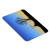 ハート型紅葉カップル マグネット (右側)