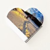 ハート型螺旋綴じノート ノートブック (裏面)