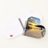 ハート型螺旋綴じノート ノートブック (内部)