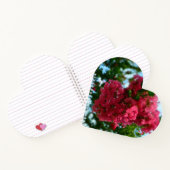 ハート型螺旋綴じノート ノートブック (内部)