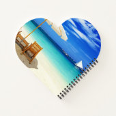 ハート型螺旋綴じノート ノートブック (裏面)