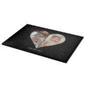 ハート型2フォトコラージュポスター カッティングボード (角)