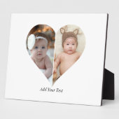 ハート型2フォトコラージュポスター フォトプラーク (側面)
