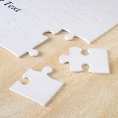 ハート型2フォトコラージュ ジグソーパズル (側面)